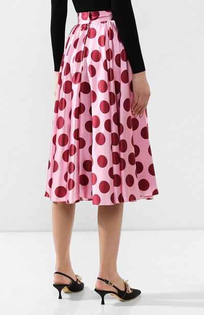 Шелковая юбка DOLCE & GABBANA, арт. F4BTGT/FSAZF, фото 4