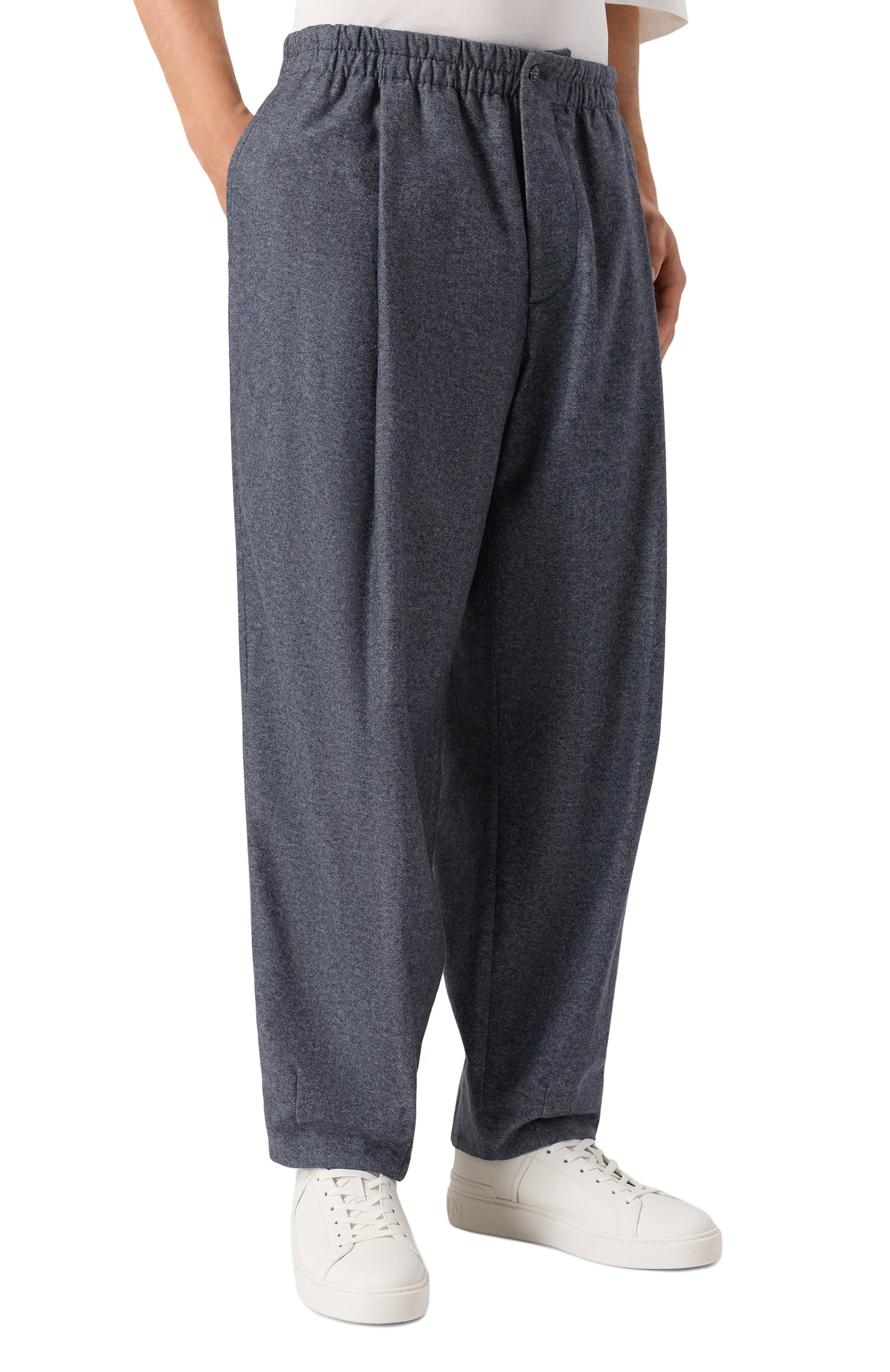 Б�рюки из кашемира и хлопка GIORGIO ARMANI, арт. GM002253/TE17854, фото 3