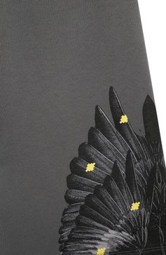 Детские хлопковые шорты MARCELO BURLON KIDS OF MILAN темно-серого цвета, арт. 21E/B/MB/3207/0020/2-6Y | Фото 3 (Материал внешний: Хлопок; Мальчики Кросс-КТ: Шорты-одежда; Региональные ограничения белый список (Axapta Mercury): RU, Не проставлено; Материал сплава: Проставлено; Нос: Не проставлено)