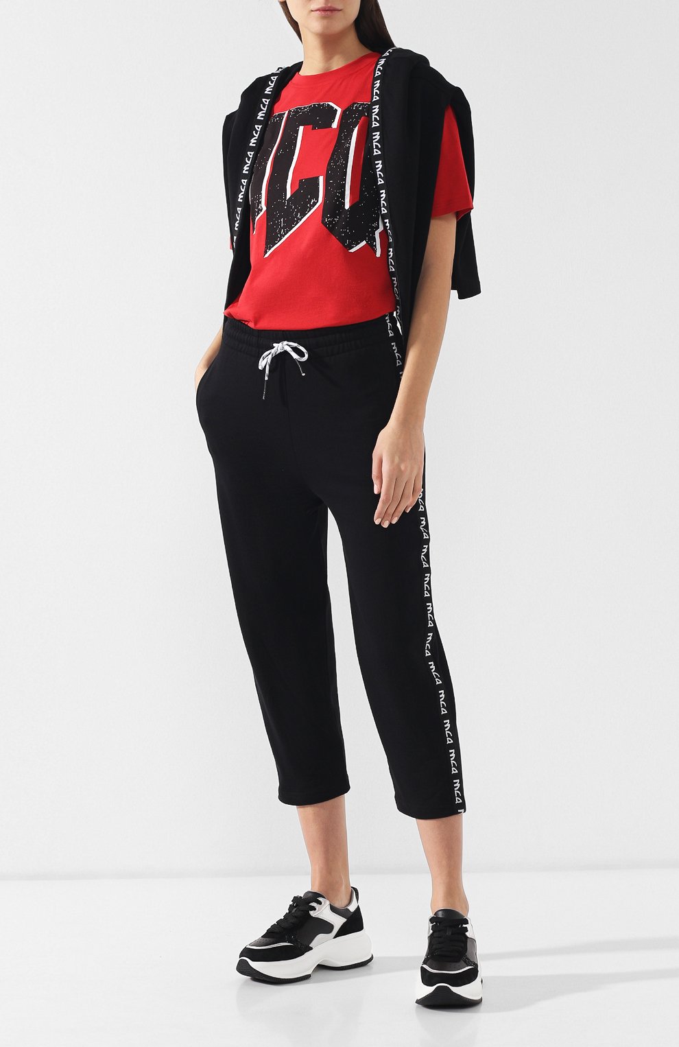 Комбинированные кроссовки HOGAN, арт. HXW4350BN50K0Z, фото 2