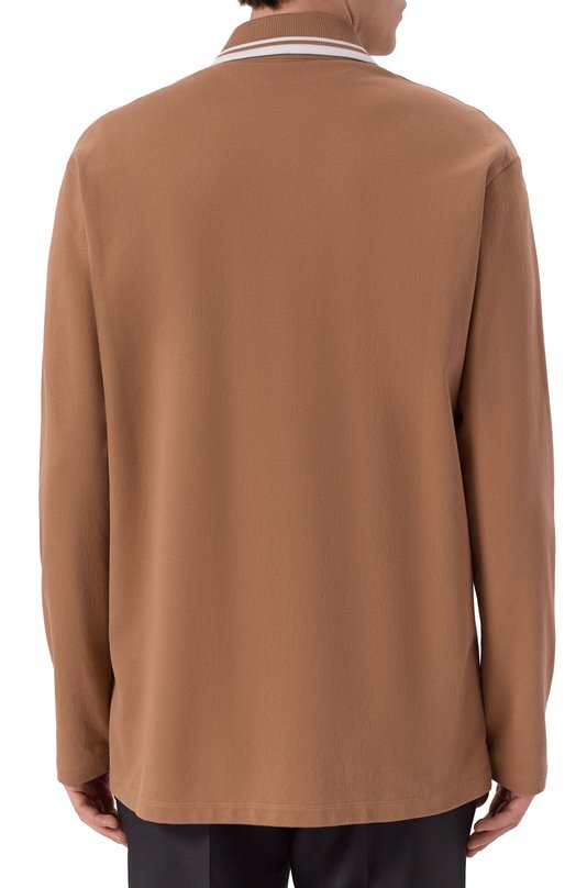 Хлопковая рубашка Gucci 815513/XJG16 Бежевый  815513/XJG16 Фото 4