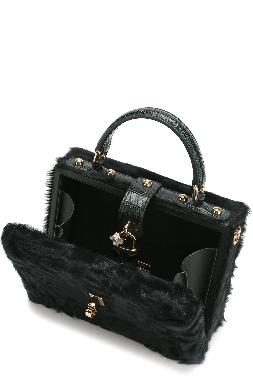 Сумка dolce box с меховой отделкой DOLCE & GABBANA, арт. BB5970/AV181, фото 4