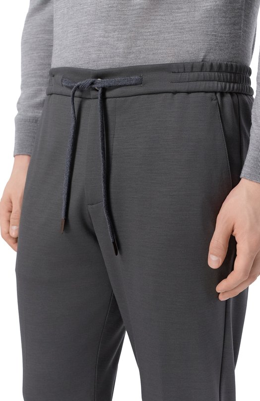 Шерстяные брюки Marco Pescarolo CARACCI0L0/53Y19_001 Зелёный  CARACCI0L0/53Y19_001 Фото 5