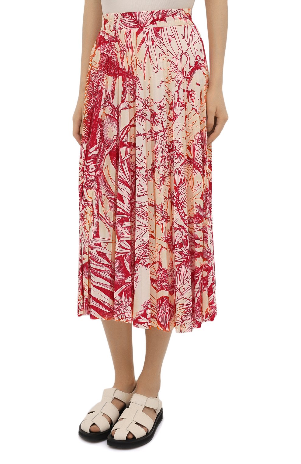 Плиссированная юбка REDVALENTINO, арт. VR0MD01Q/5WK, фото 3