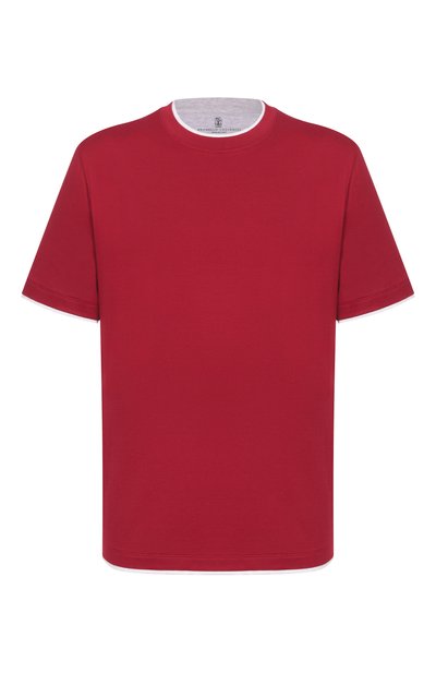 Хлопковая футболка BRUNELLO CUCINELLI, арт. M0B137427, фото 1