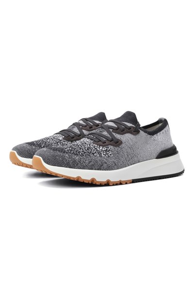 Мужские текстильные кроссовки BRUNELLO CUCINELLI, арт. MZUKIS0250