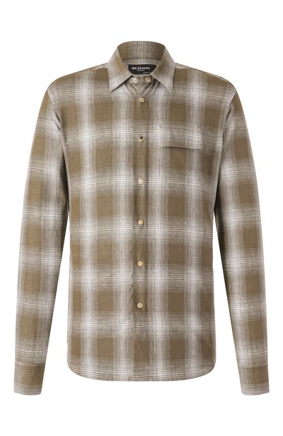 Мужская льняная рубашка KITON, арт. UMCBUBAH0926406