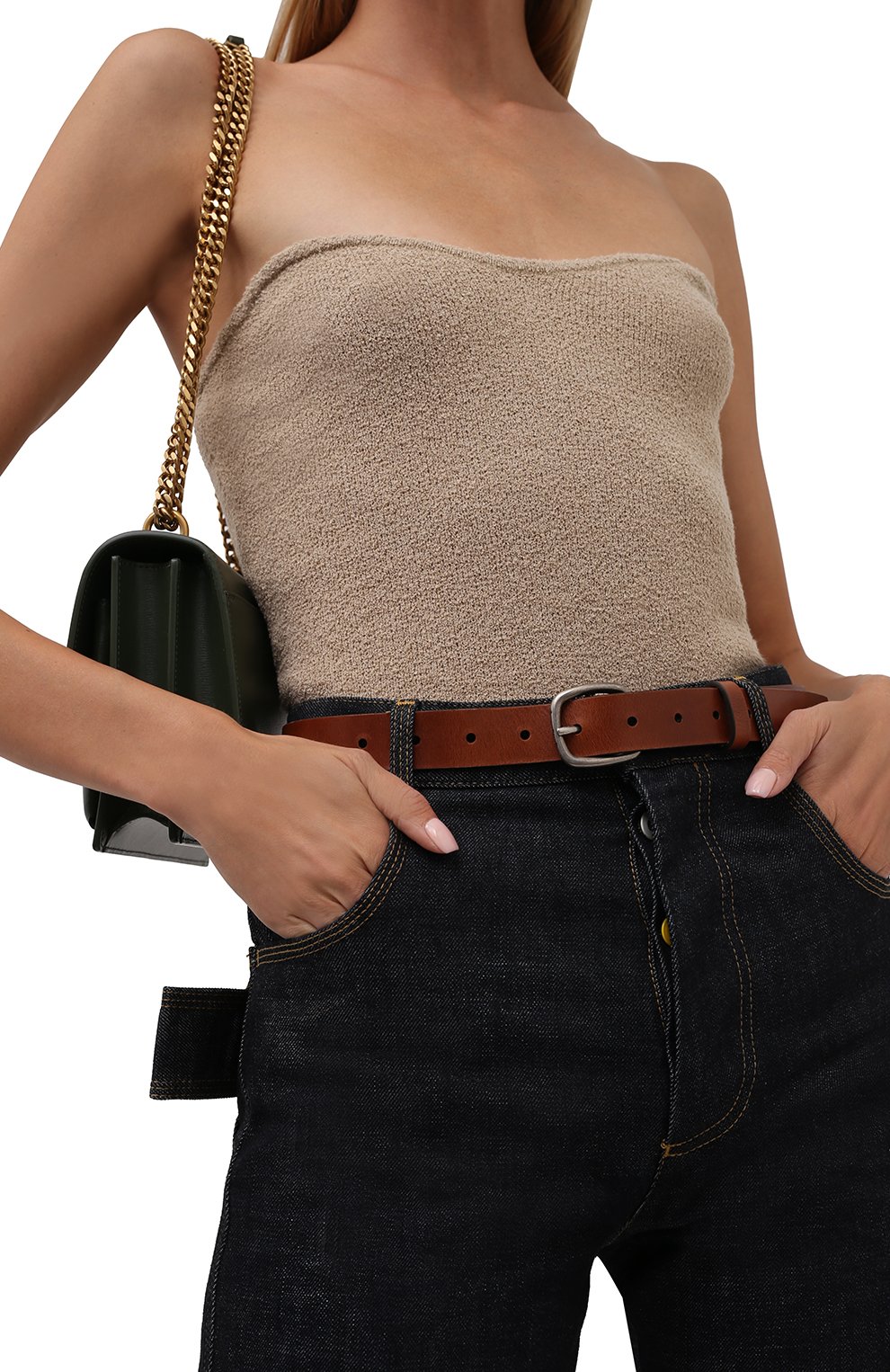 Кожаный ремень ACNE STUDIOS, арт. C80088/W, фото 2