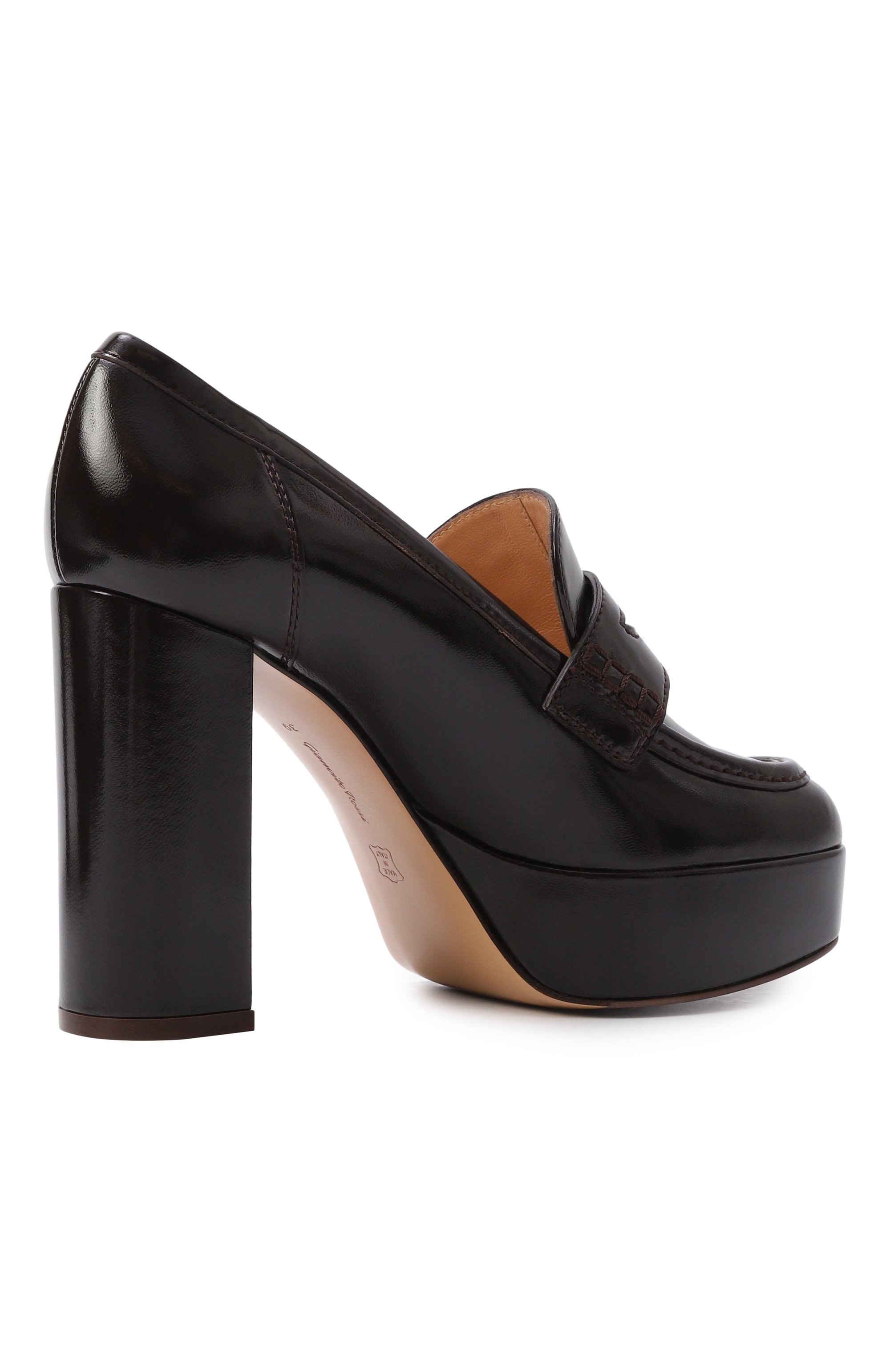 Кожаные туфли hadden 105 GIANVITO ROSSI, арт. G25356.70RIC.NUIM0KA, фото 5