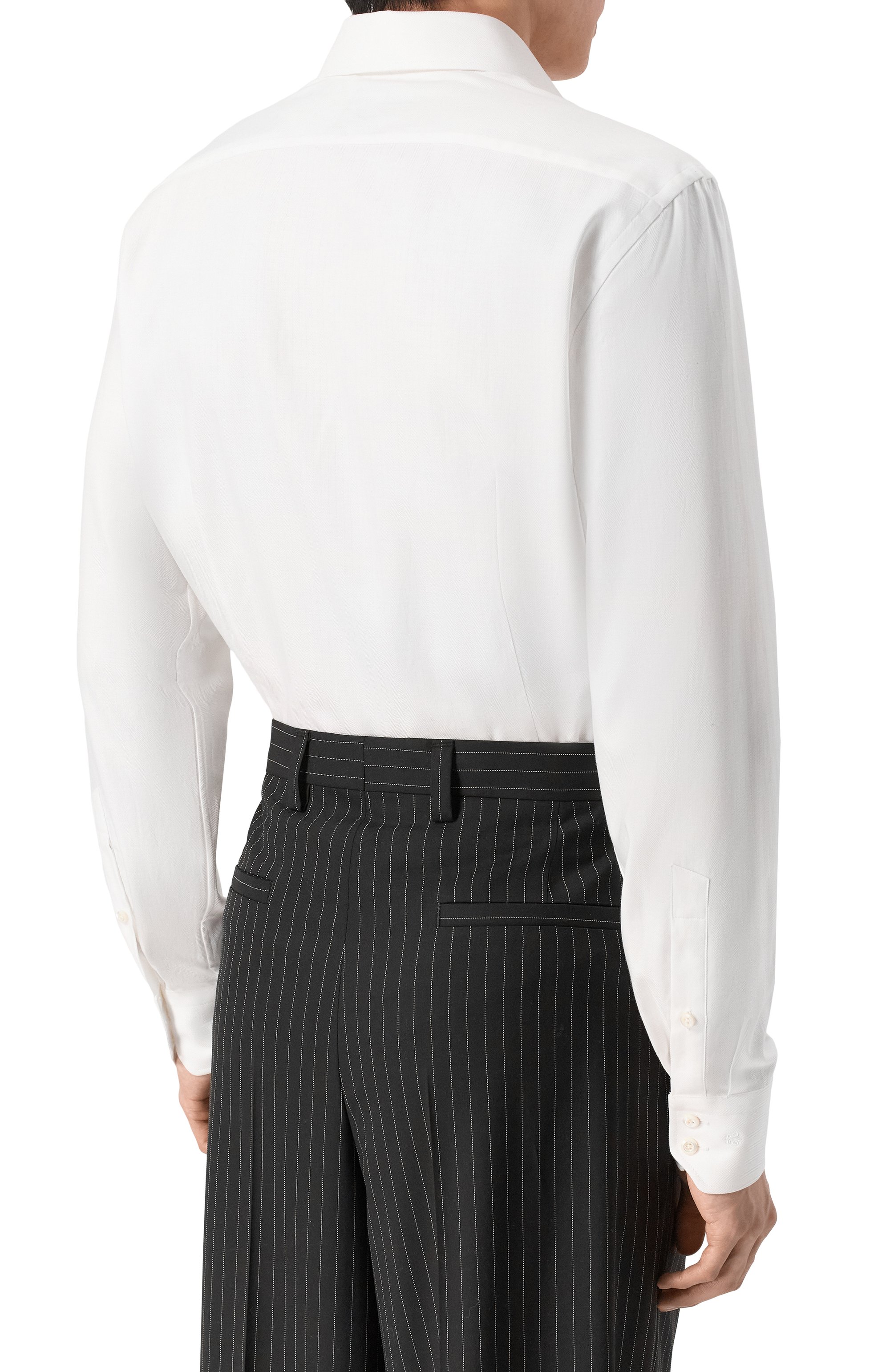 Хлопковая сорочка VAN LAACK белого цвета по цене 22750 руб., арт. RIVARA-SF/150274, фото 4 Хлопковая сорочка VAN LAACK, арт. RIVARA-SF/150274, фото 4