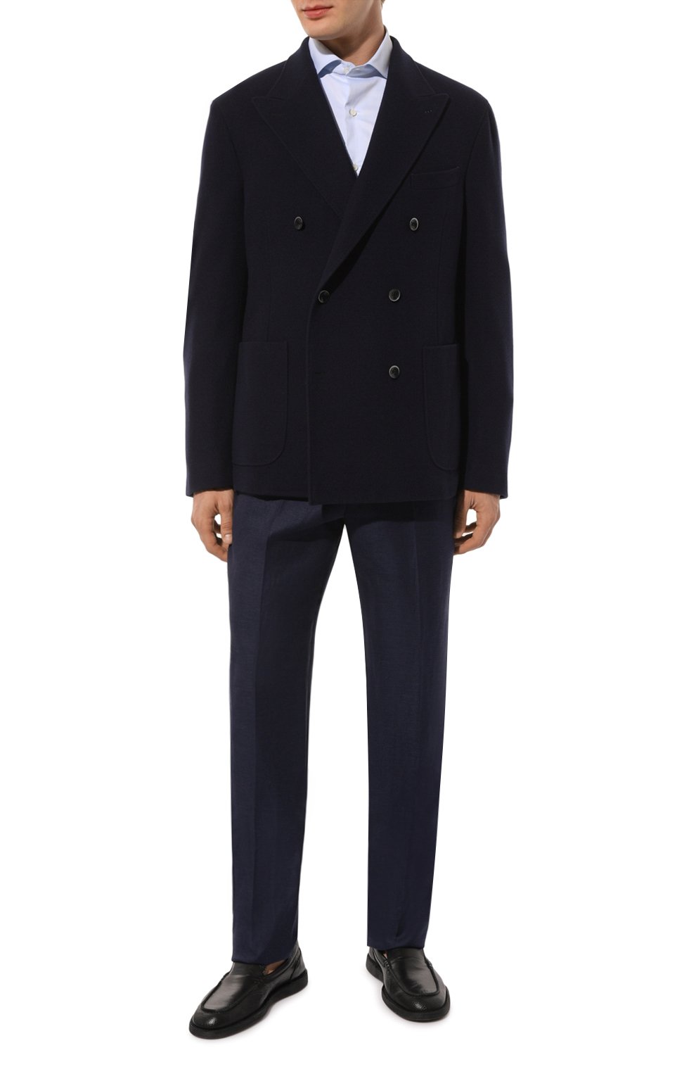 Брюки из шерсти и льна ZEGNA, арт. 718F13A7/75TB12, фото 2