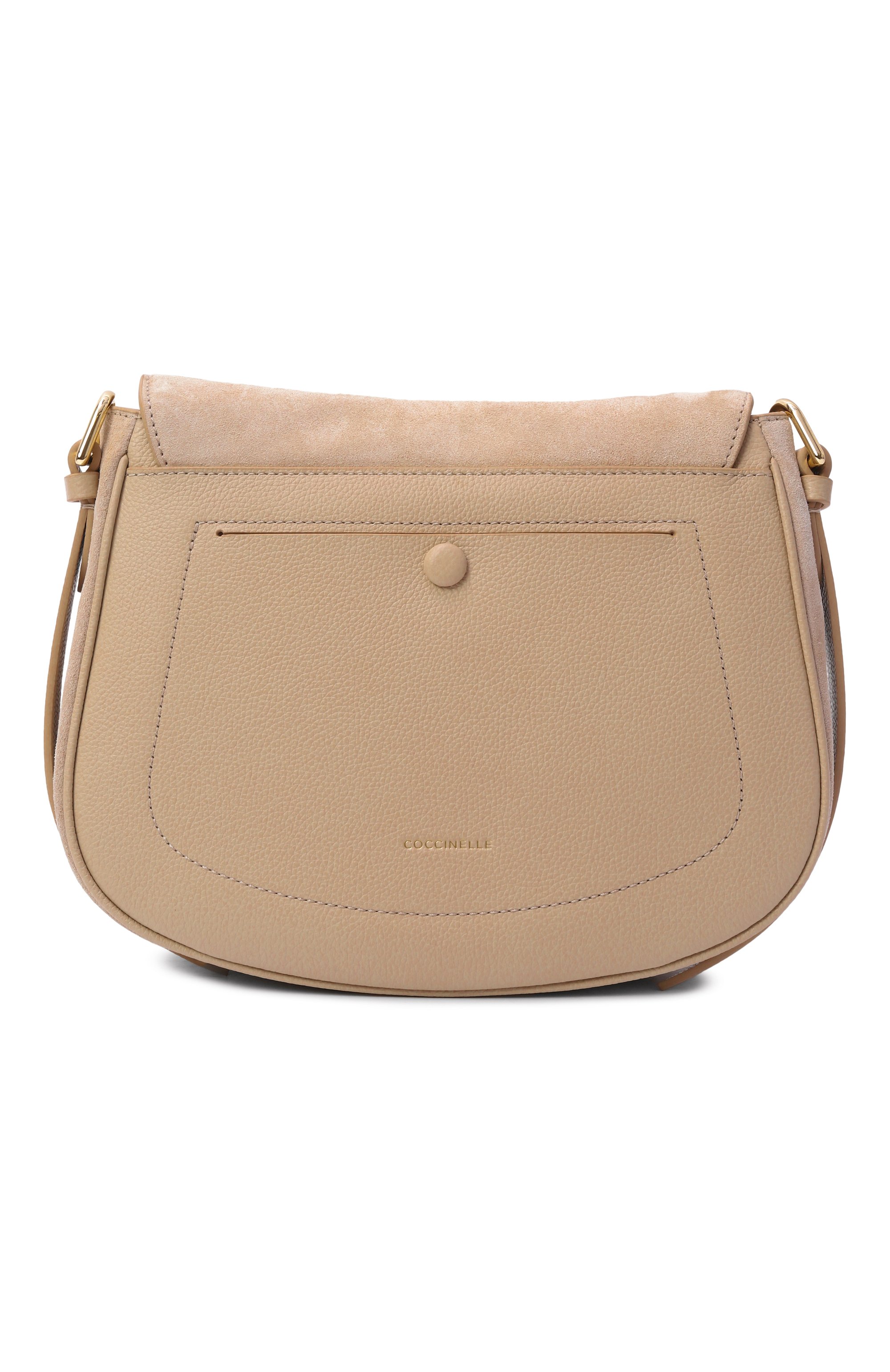 Сумка mavery medium COCCINELLE светло-бежевого цвета по цене 44100 руб., арт. E1 U7H 18 01 01, фото 6 Сумка mavery medium COCCINELLE, арт. E1 U7H 18 01 01, фото 6