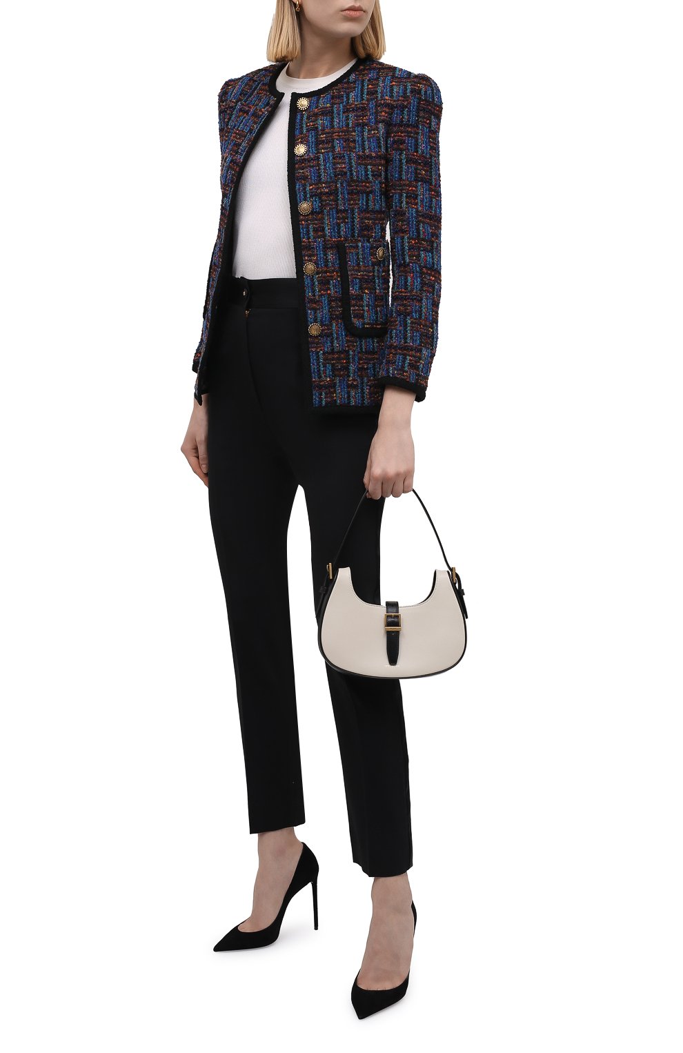 Брюки из шерсти и шелка DOLCE & GABBANA, арт. FTCC8T/FUBAJ, фото 2