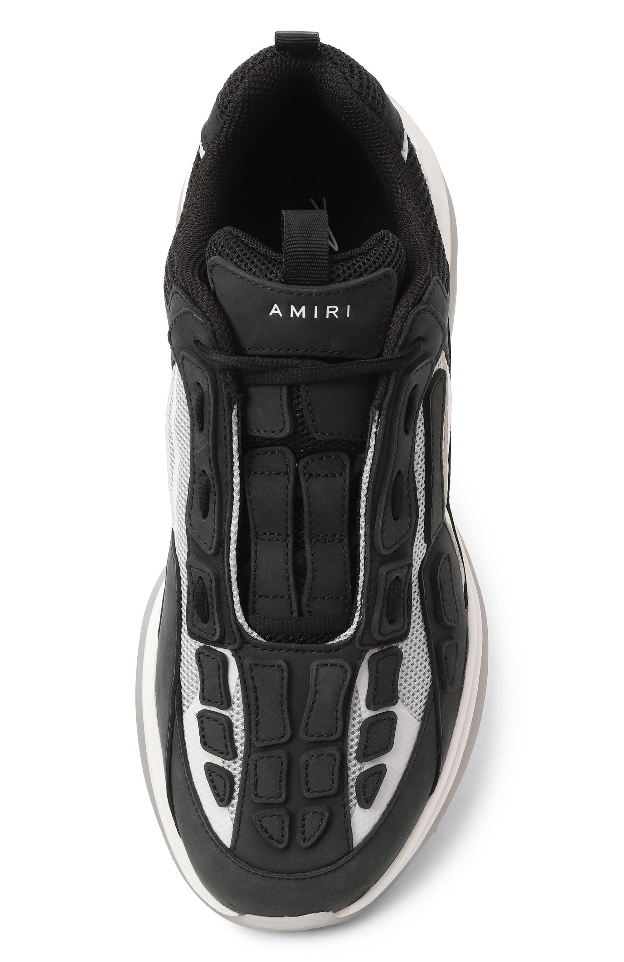 Кожаные кроссовки bone running AMIRI, арт. AMF0SR1091, фото 6