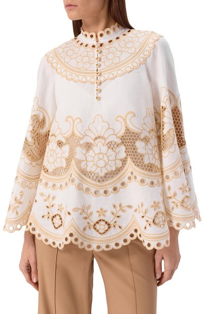 Льня ная блузка ZIMMERMANN, арт. 5798TRS262, фото 4