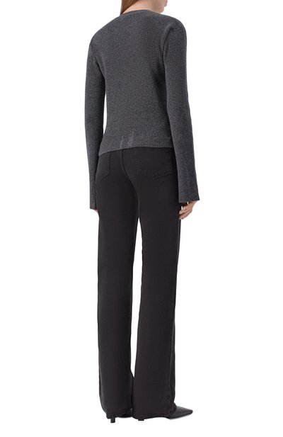 Пуловер из хлопка и кашемира ANN DEMEULEMEESTER серого цвета по цене 89950 руб., арт. B0013522/KN080, фото 4 Пуловер из хлопка и кашемира ANN DEMEULEMEESTER, арт. B0013522/KN080, фото 4