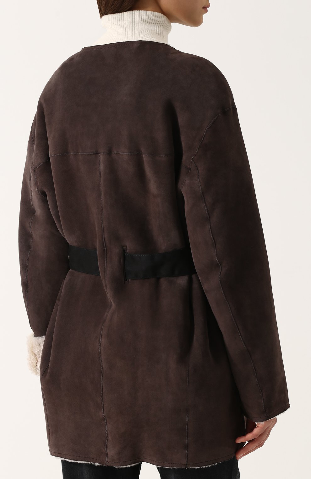 Приталенная дубленка с поясом ISABEL MARANT, арт. MA0278-17A001I/ARSENE, фото 4