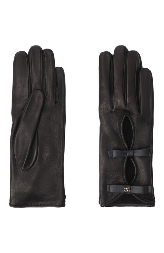 Кожаные перчатки Valentino 8W2GDA51/CZV Чёрный  8W2GDA51/CZV Фото 2