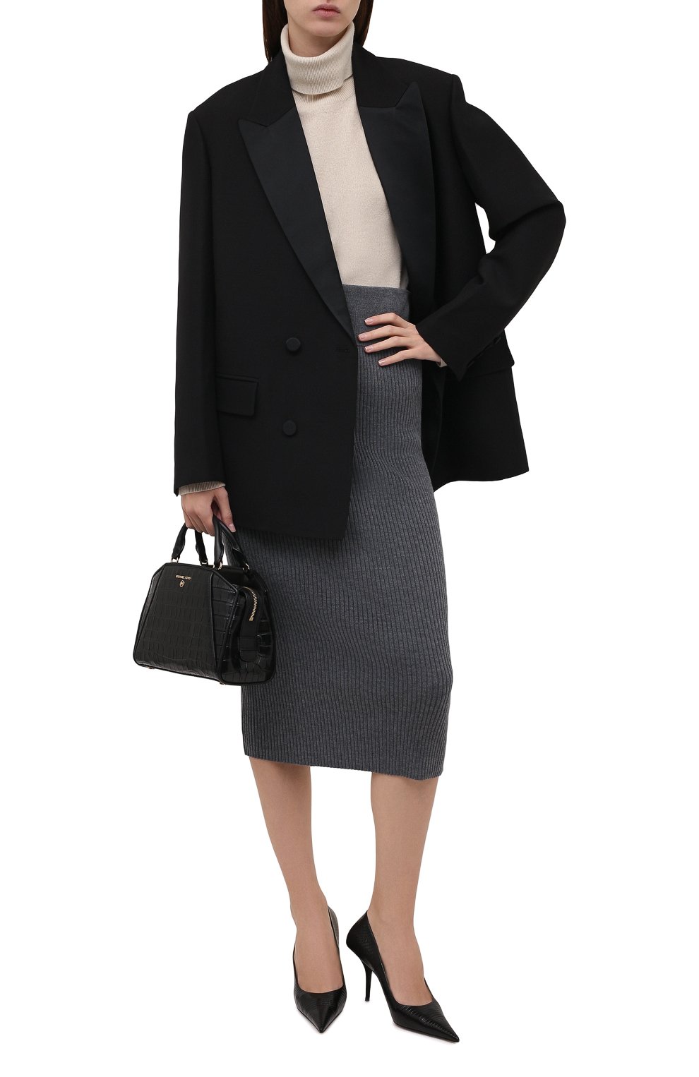 Шерстяная юбка MICHAEL MICHAEL KORS, арт. MF1703N4VR, фото 2