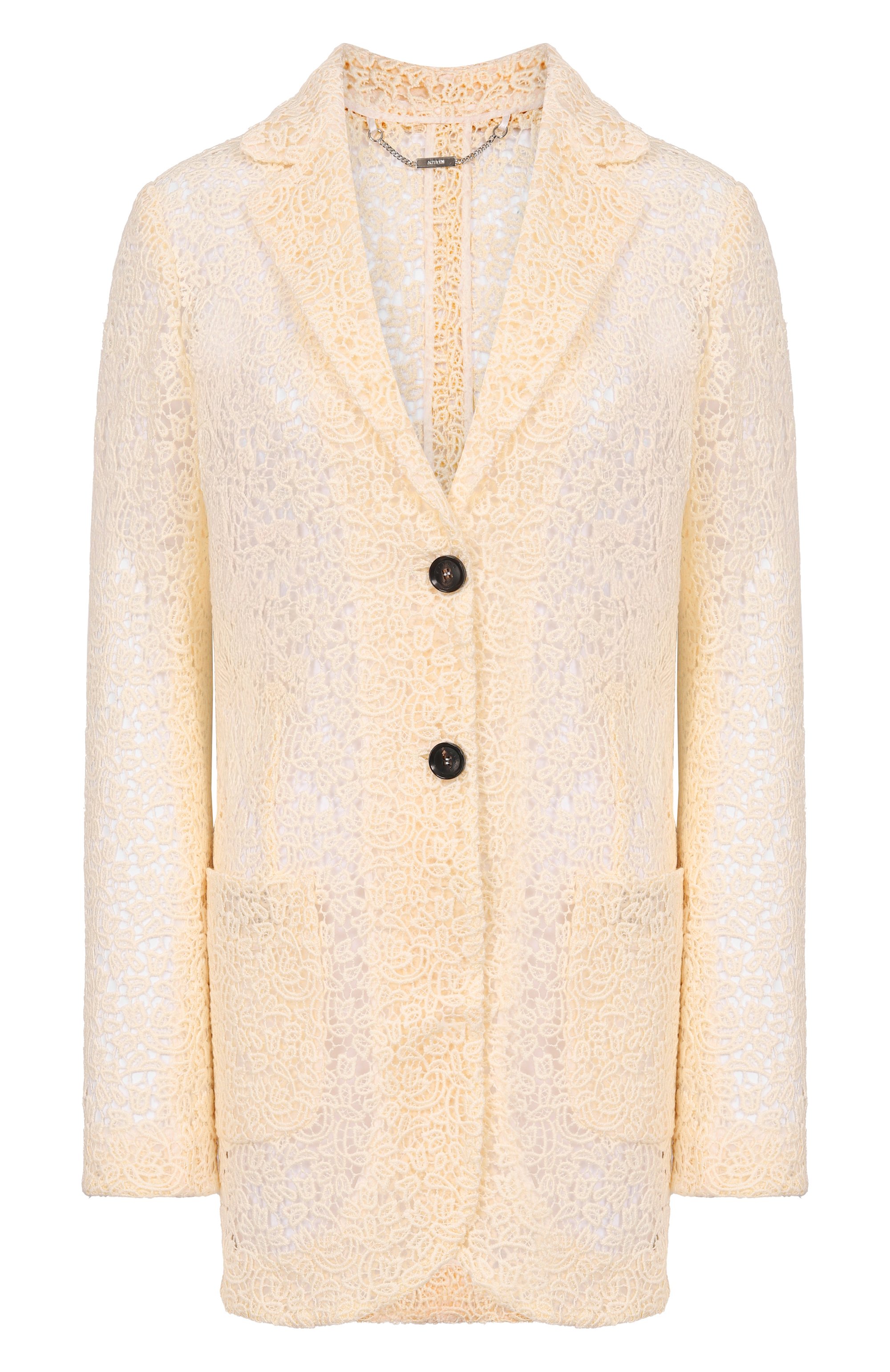Хлопковый жакет KITON кремового цвета по цене 687000 руб., арт. D61536K0883G, фото 1 Хлопковый жакет KITON, арт. D61536K0883G, фото 1