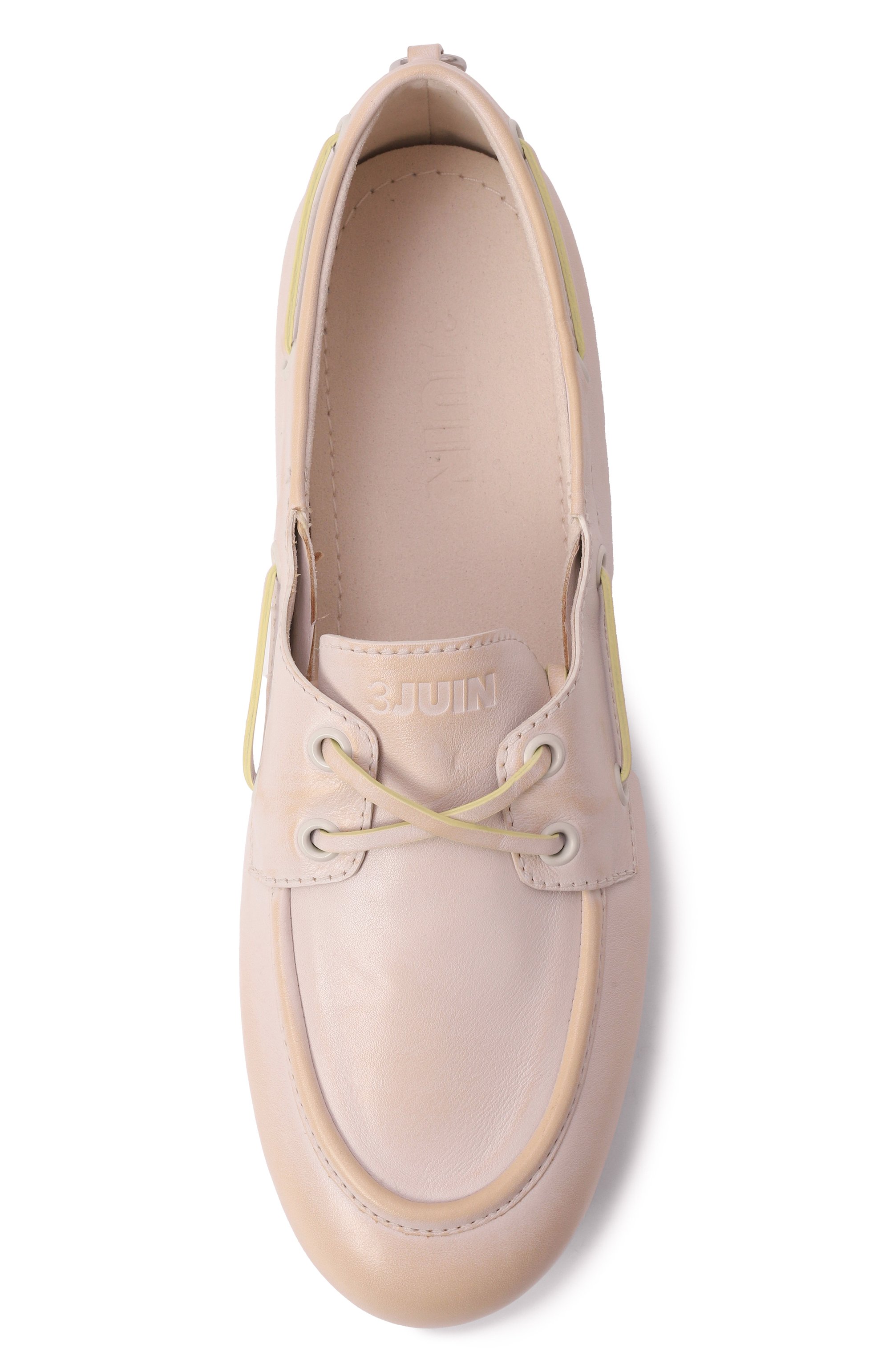 Кожаные топсайдеры alex 3JUIN, арт. 325SH003.5.1030K38, фото 6