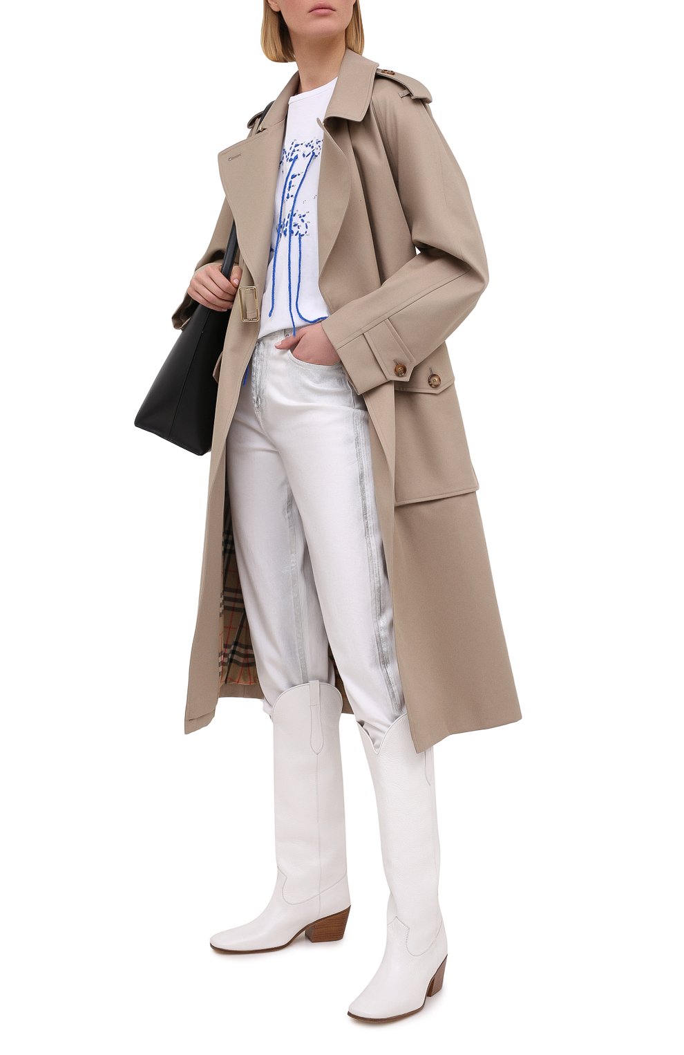 Хлопковая футболка GOLDEN GOOSE DELUXE BRAND, арт. GWP00756.P000417, фото 2