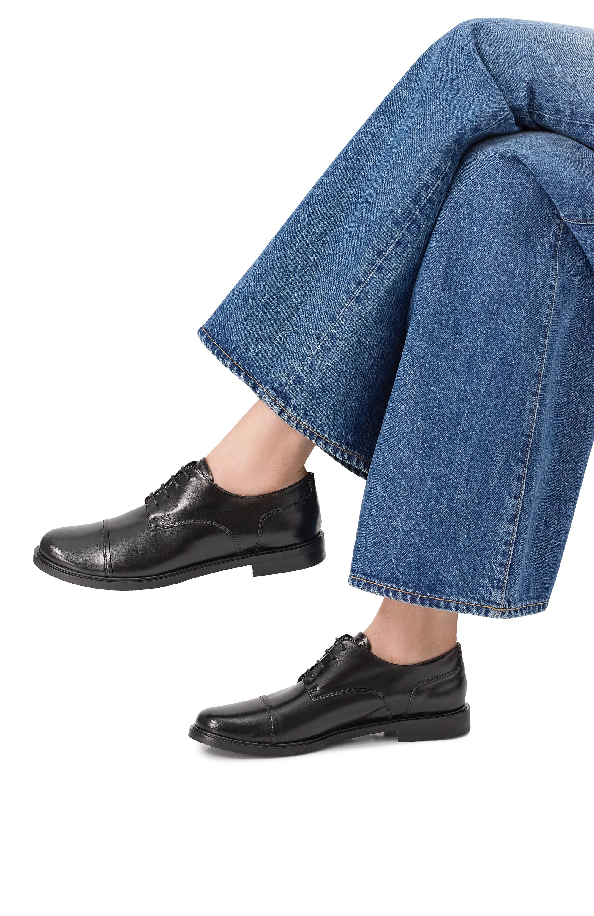 Кожаные дерби icon EMPORIO ARMANI, арт. EW002692/AF11991, фото 2