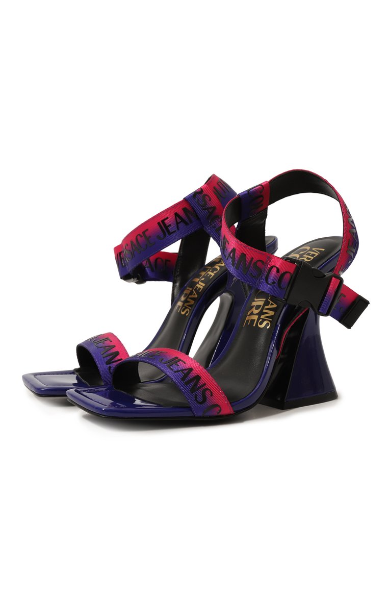 Текстильные босоножки VERSACE JEANS COUTURE, арт. 74VA3S38/ZS595, фото 1