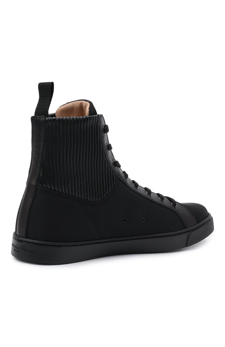 Комбин�ированные кеды GIANVITO ROSSI, арт. S73300.W1BLK.DCENENN, фото 1