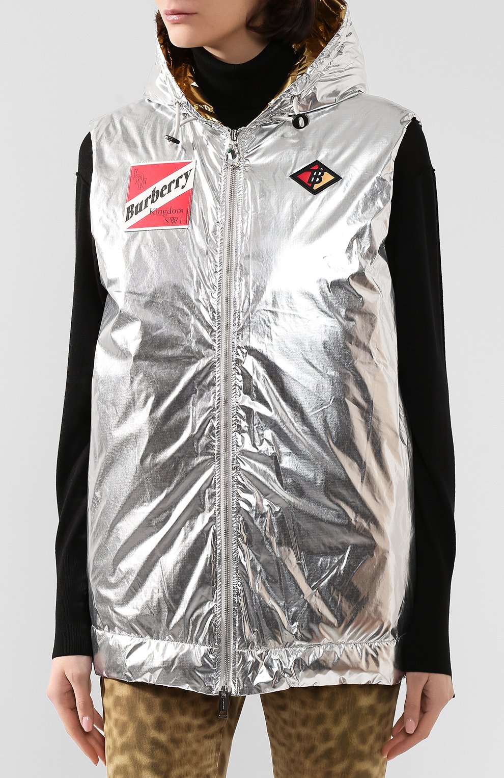 Пуховый жилет BURBERRY, арт. 8021968, фото 3