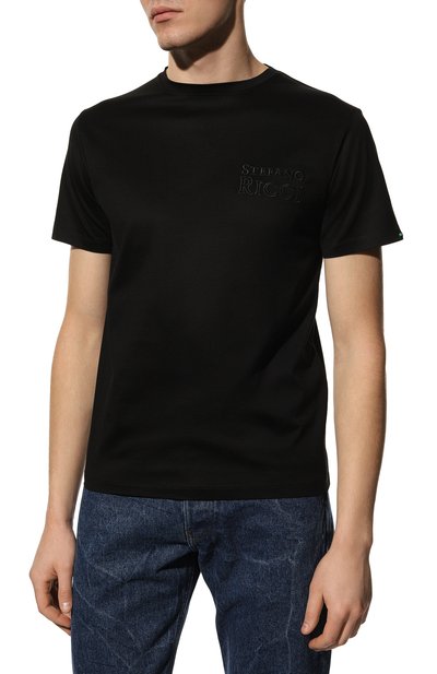 Хлопковая футболка STEFANO RICCI, арт. MNH3102250/TE0001, фото 3