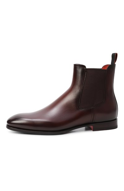 Кожаные челси adrian SANTONI, арт. MCAG19113JJ6GNTG, фото 4