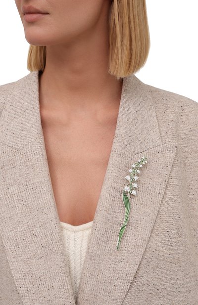 Брошь ландыш РУССКИЕ САМОЦВЕТЫ, арт. 41481, фото 2