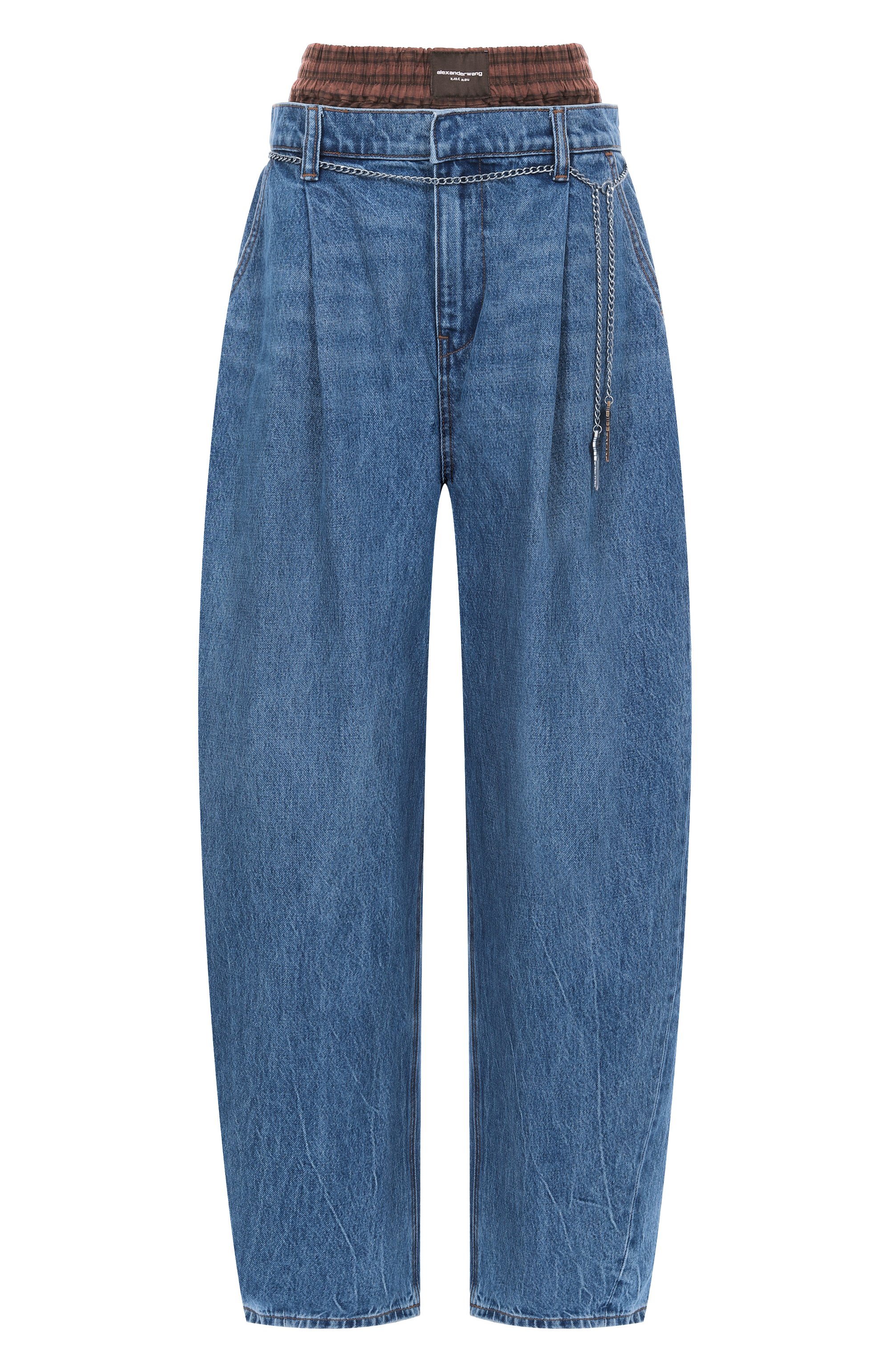 Джинсы ALEXANDER WANG синего цвета по цене 97650 руб., арт. 4DC3254754, фото 1 Джинсы ALEXANDER WANG, арт. 4DC3254754, фото 1