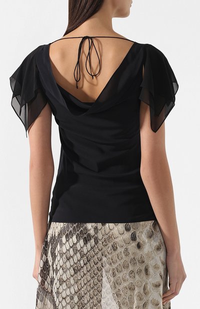 Шелковый топ ROBERTO CAVALLI, арт. IQT617/SY001, фото 4