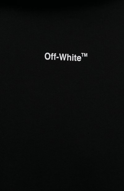 Хлопковое худи OFF-WHITE, арт. 0BBB004C99FLE001, фото 3
