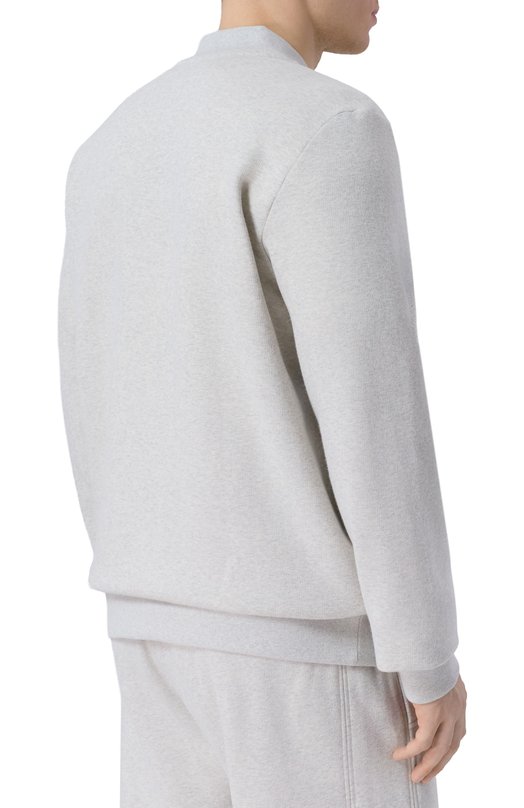 Хлопковая толстовка Zimmerli 1364-43705 Серый  1364-43705 Фото 4