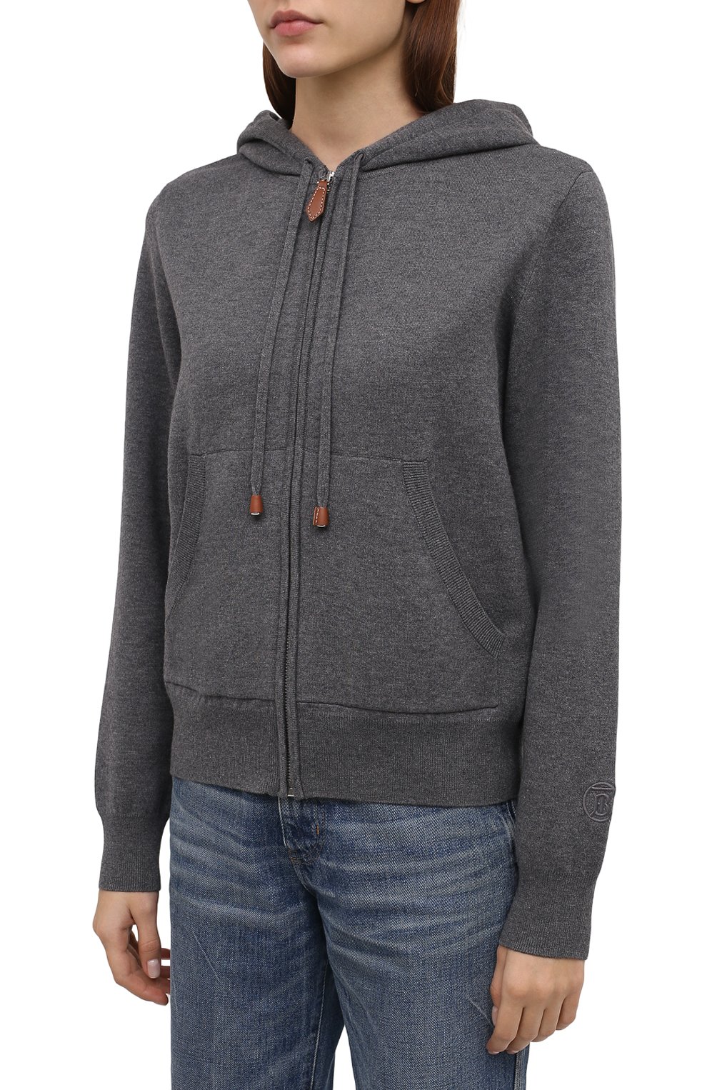 Кардиган из кашемира и хлопка BURBERRY, арт. 8044739, фото 3