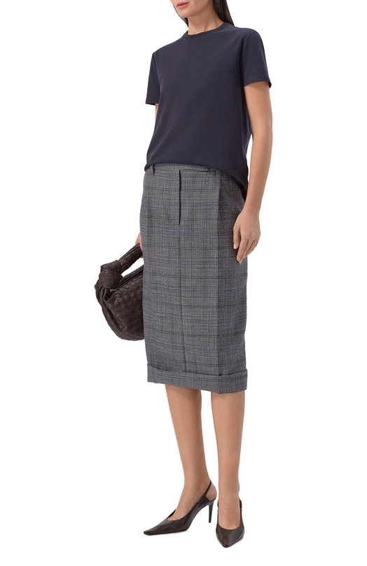 Хлопковая футболка Loro Piana FA05498 Синий  FA05498 Фото 2