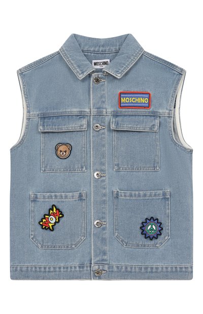 Джинсовый жилет MOSCHINO, арт. HUN001/L0E37_001