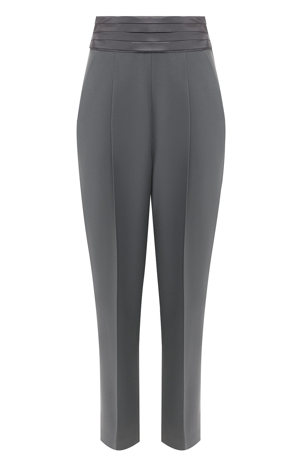 Брюки со стрелками EMPORIO ARMANI серого цвета по цене 83200 руб., арт. 2NP47T/22013, фото 1 Брюки со стрелками EMPORIO ARMANI, арт. 2NP47T/22013, фото 1