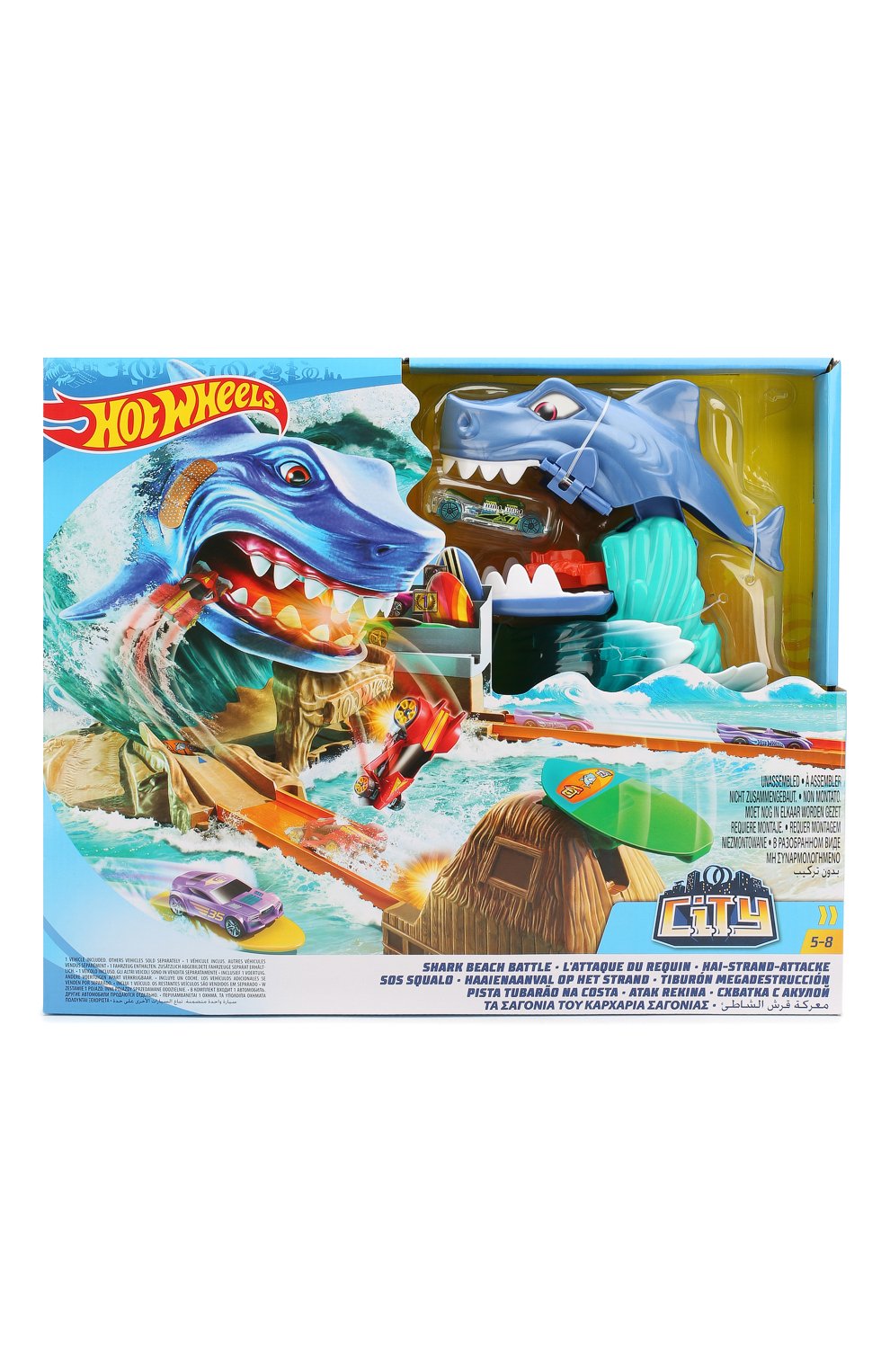 Набор hot wheels shark beach battle MATTEL, арт. FNB21, фото 1