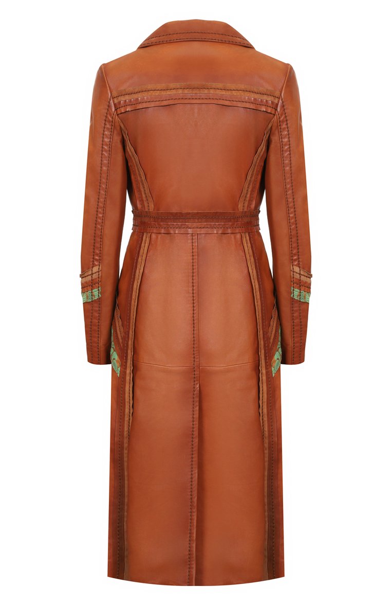 Кожаное пальто PRADA, арт. 56675V-1F21-F0HK7, фото 2