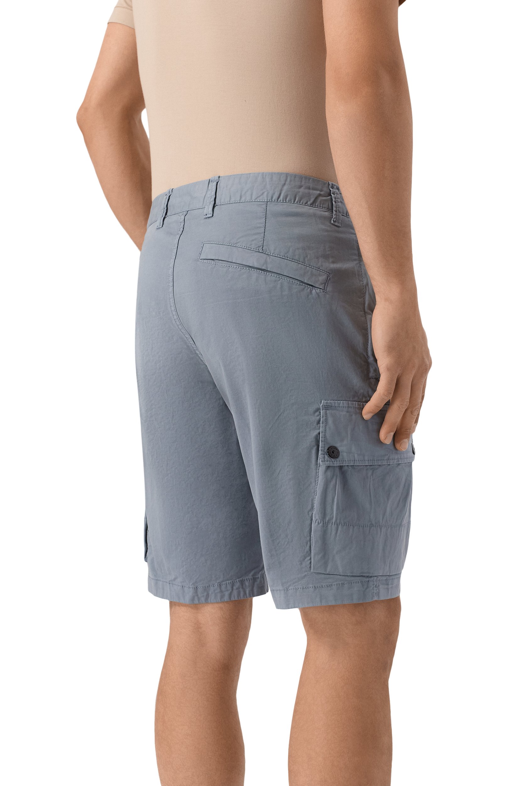 Хлопковые шорты STONE ISLAND, арт. L1S15L100019/S0A10, фото 4