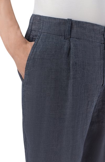 Льняные брюки HANNES ROETHER, арт. PA21DRE.6048, фото 5