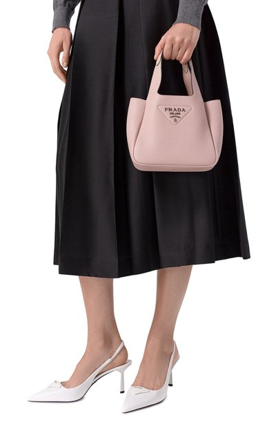 Сумка PRADA розового цвета по цене 358000 руб., арт. 1BA349/2DKV, фото 2 Сумка PRADA, арт. 1BA349/2DKV, фото 2