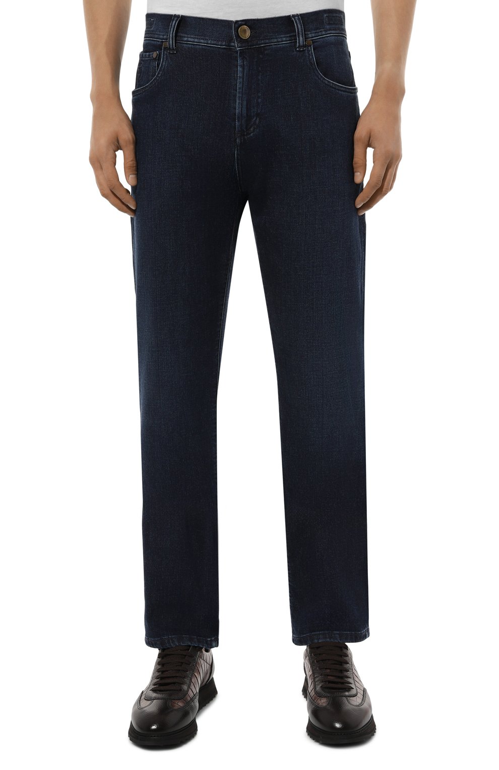 Джинсы RICHARD J. BROWN темно-синего цвета по цене 69950 руб., арт. R0MA RZ/T201/W549, фото 3 Джинсы RICHARD J. BROWN, арт. R0MA RZ/T201/W549, фото 3