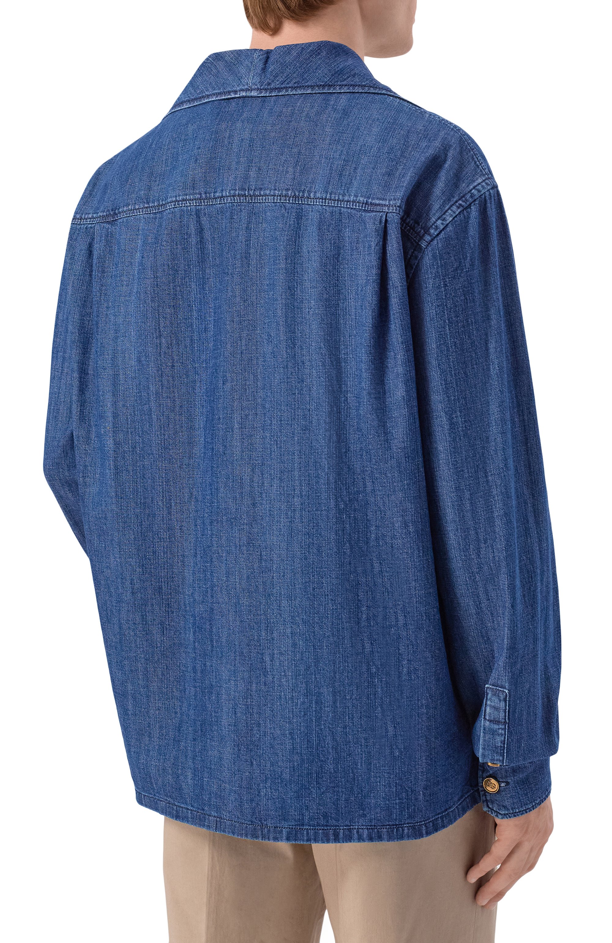 Джинсовая рубашка DOLCE & GABBANA, арт. G50G8Z/G80M4, фото 4