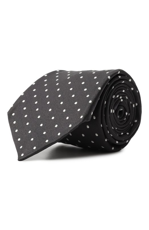 Шелковый галстук Kiton UCRVKLC06L7505 Чёрный UCRVKLC06L7505