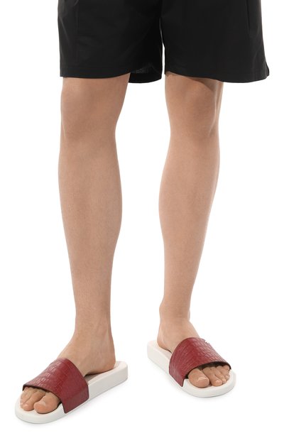 Шлепанцы из кожи крокодила STEFANO RICCI, арт. UG31_G759/R002, фото 3